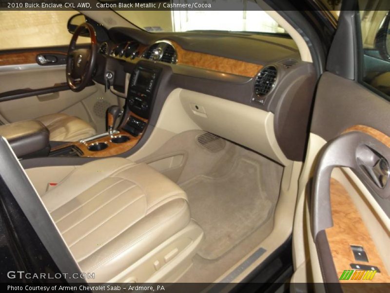 Carbon Black Metallic / Cashmere/Cocoa 2010 Buick Enclave CXL AWD