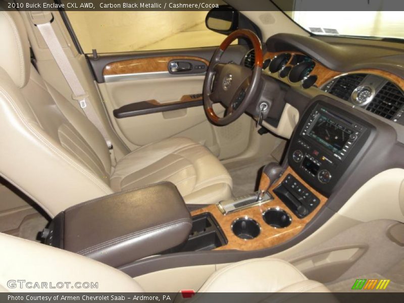 Carbon Black Metallic / Cashmere/Cocoa 2010 Buick Enclave CXL AWD