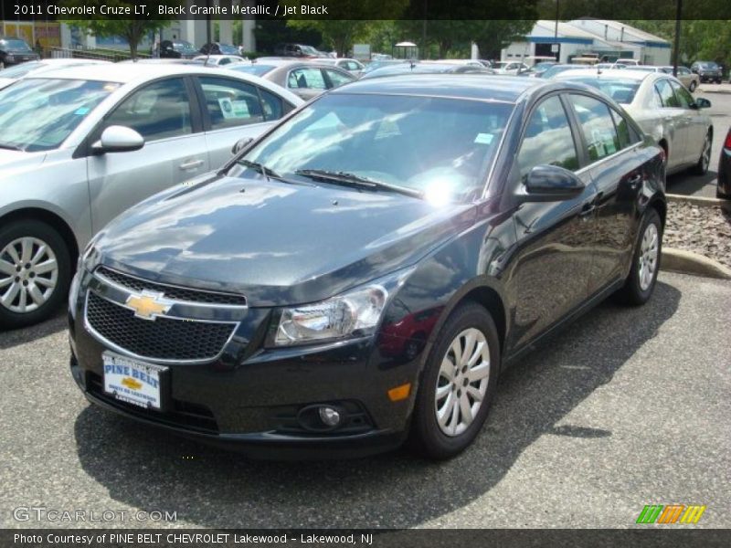 Black Granite Metallic / Jet Black 2011 Chevrolet Cruze LT