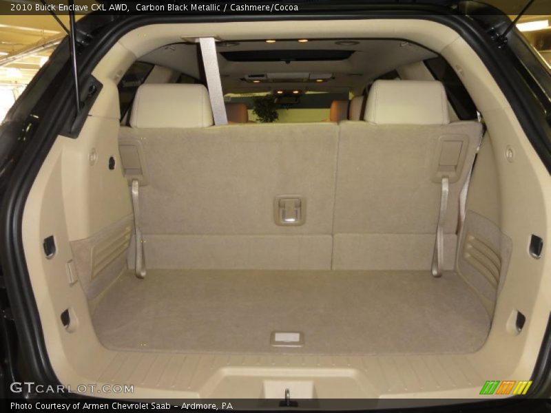 Carbon Black Metallic / Cashmere/Cocoa 2010 Buick Enclave CXL AWD