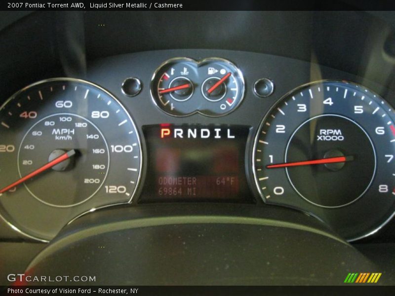 Liquid Silver Metallic / Cashmere 2007 Pontiac Torrent AWD