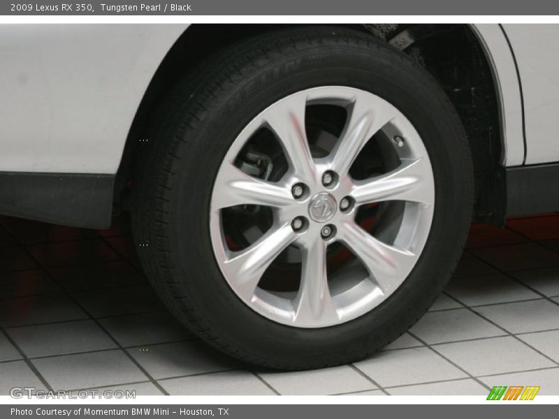 Tungsten Pearl / Black 2009 Lexus RX 350
