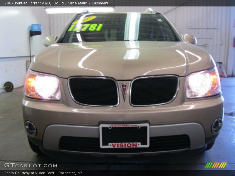 Liquid Silver Metallic / Cashmere 2007 Pontiac Torrent AWD