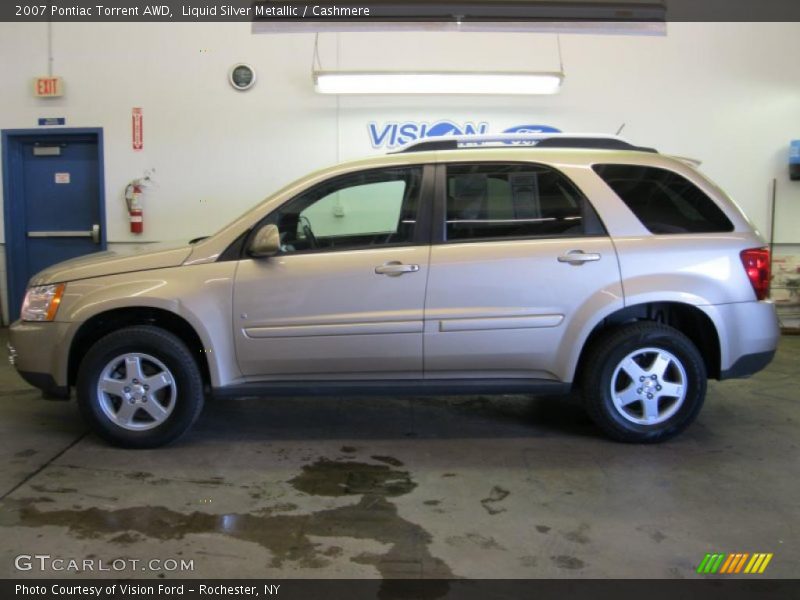 Liquid Silver Metallic / Cashmere 2007 Pontiac Torrent AWD