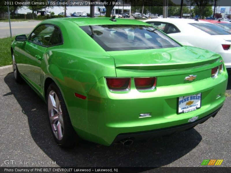 Synergy Green Metallic / Black 2011 Chevrolet Camaro LT/RS Coupe