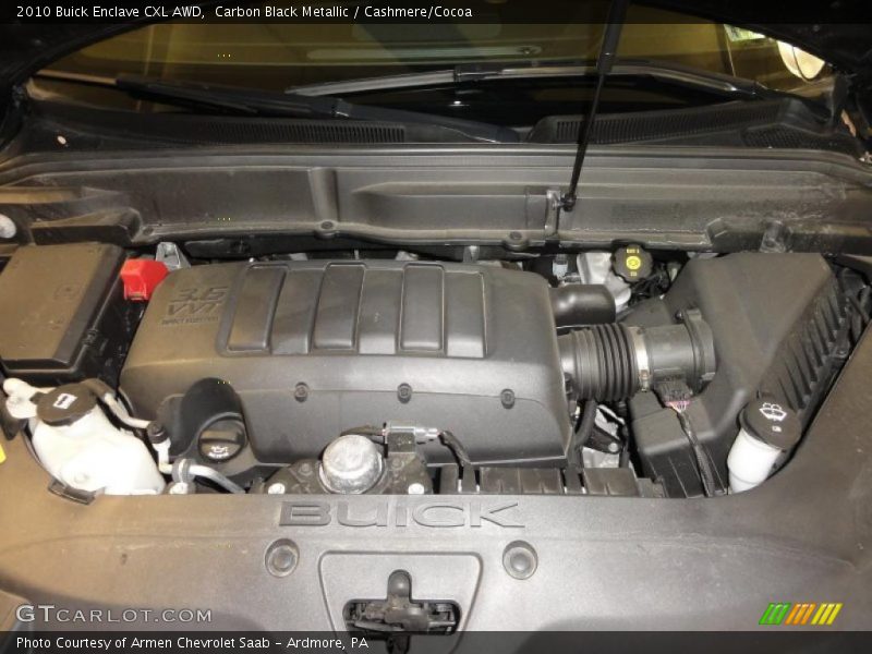 Carbon Black Metallic / Cashmere/Cocoa 2010 Buick Enclave CXL AWD