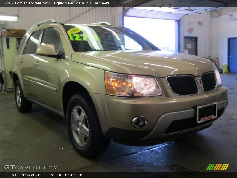 Liquid Silver Metallic / Cashmere 2007 Pontiac Torrent AWD