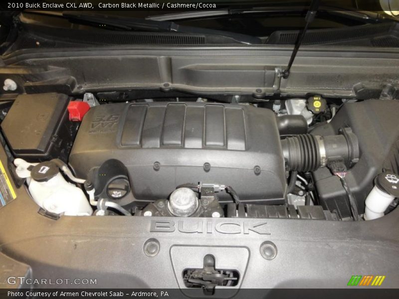 Carbon Black Metallic / Cashmere/Cocoa 2010 Buick Enclave CXL AWD