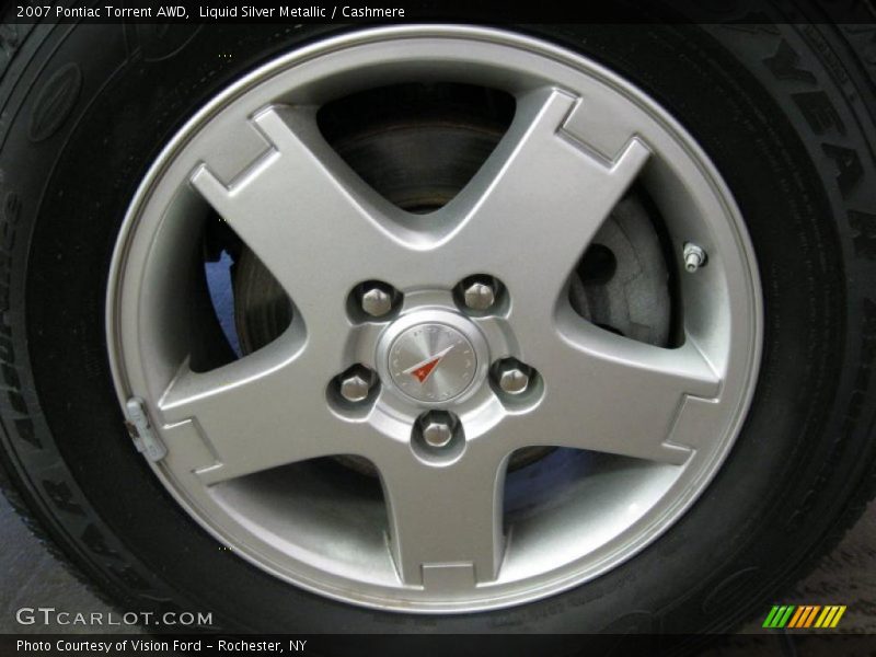 Liquid Silver Metallic / Cashmere 2007 Pontiac Torrent AWD