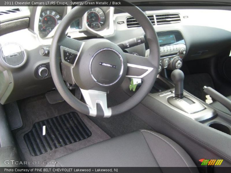 Synergy Green Metallic / Black 2011 Chevrolet Camaro LT/RS Coupe