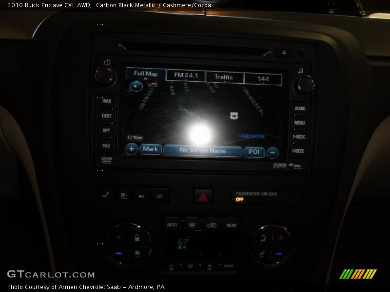 Carbon Black Metallic / Cashmere/Cocoa 2010 Buick Enclave CXL AWD