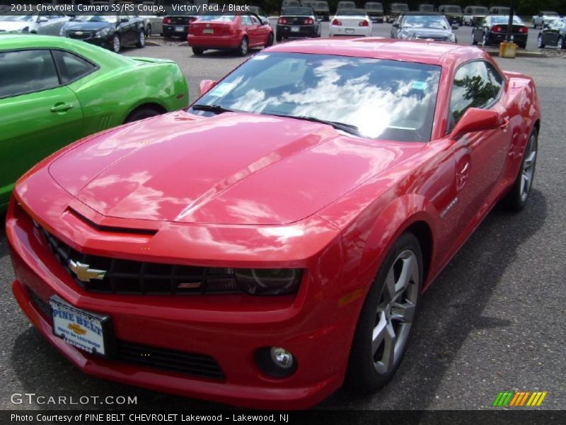 Victory Red / Black 2011 Chevrolet Camaro SS/RS Coupe
