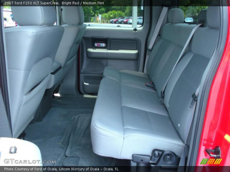 Bright Red / Medium Flint 2007 Ford F150 XLT SuperCrew