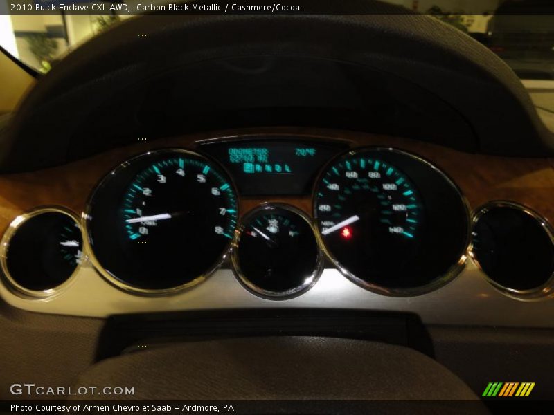 Carbon Black Metallic / Cashmere/Cocoa 2010 Buick Enclave CXL AWD