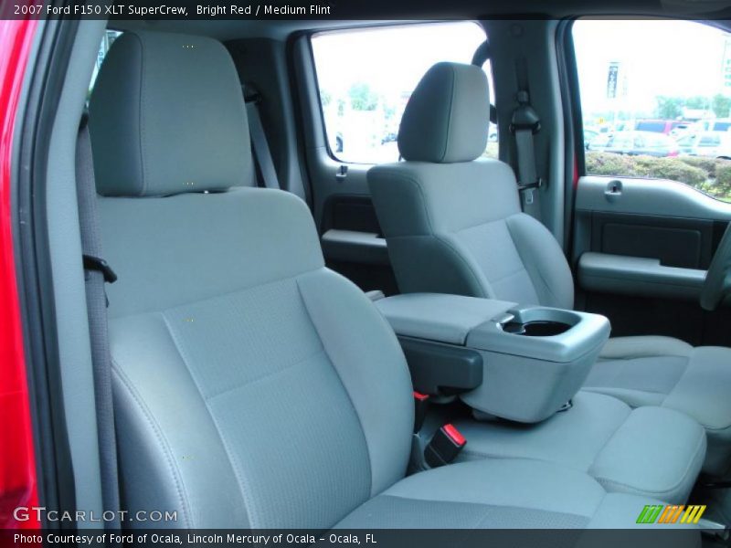 Bright Red / Medium Flint 2007 Ford F150 XLT SuperCrew