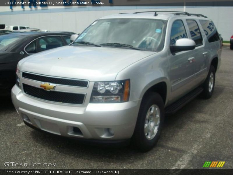 Sheer Silver Metallic / Ebony 2011 Chevrolet Suburban LT