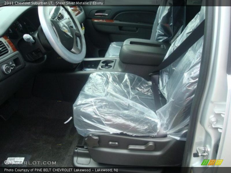 Sheer Silver Metallic / Ebony 2011 Chevrolet Suburban LT