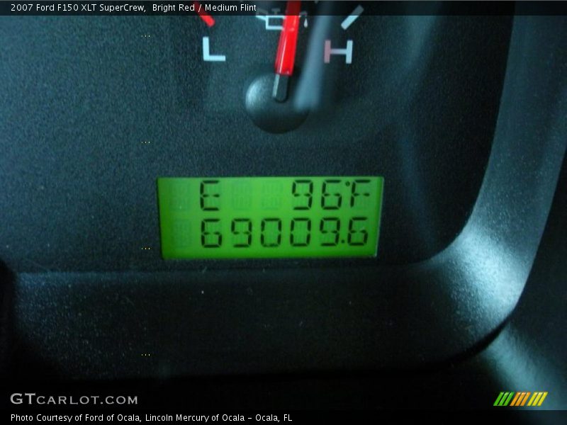 Bright Red / Medium Flint 2007 Ford F150 XLT SuperCrew