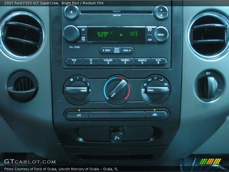 Bright Red / Medium Flint 2007 Ford F150 XLT SuperCrew