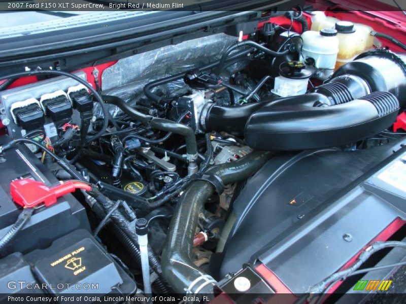 Bright Red / Medium Flint 2007 Ford F150 XLT SuperCrew