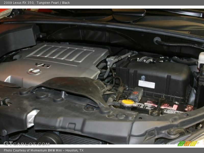 Tungsten Pearl / Black 2009 Lexus RX 350
