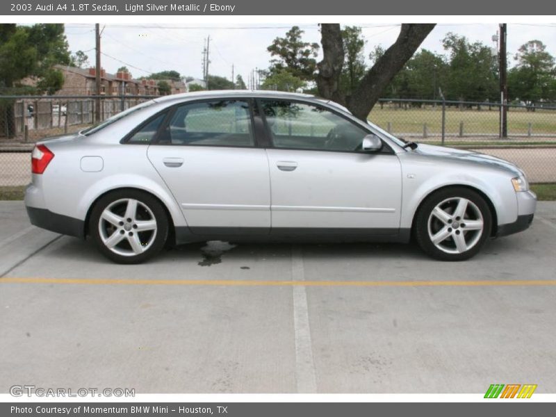 Light Silver Metallic / Ebony 2003 Audi A4 1.8T Sedan