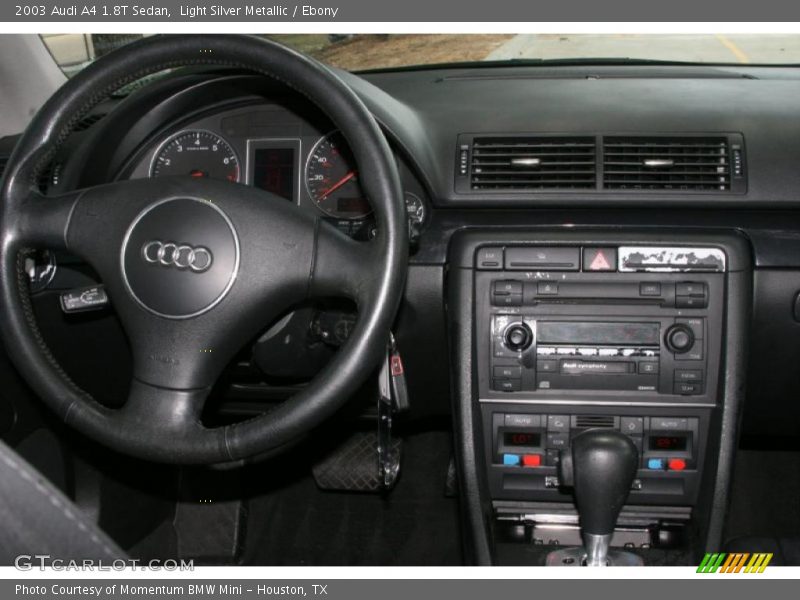 Light Silver Metallic / Ebony 2003 Audi A4 1.8T Sedan