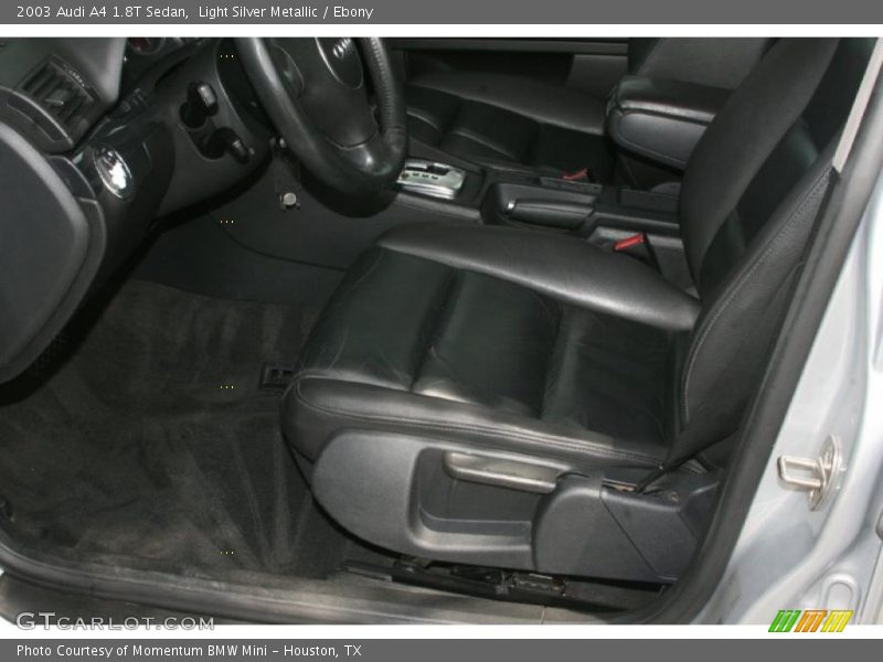 Light Silver Metallic / Ebony 2003 Audi A4 1.8T Sedan