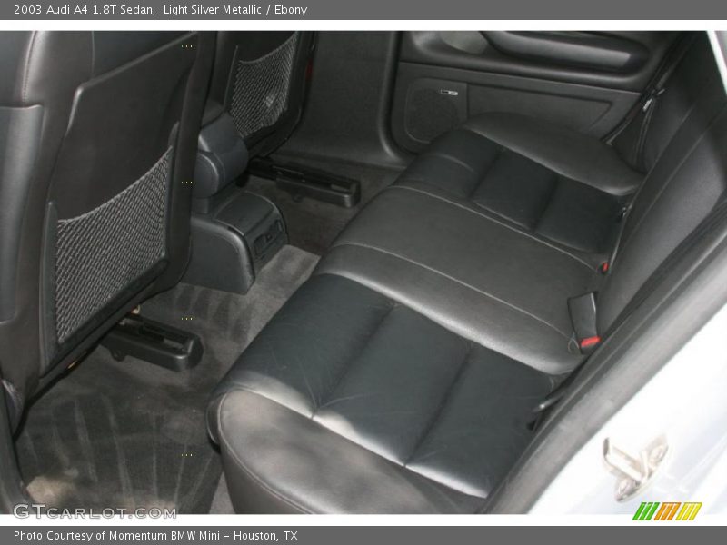 Light Silver Metallic / Ebony 2003 Audi A4 1.8T Sedan