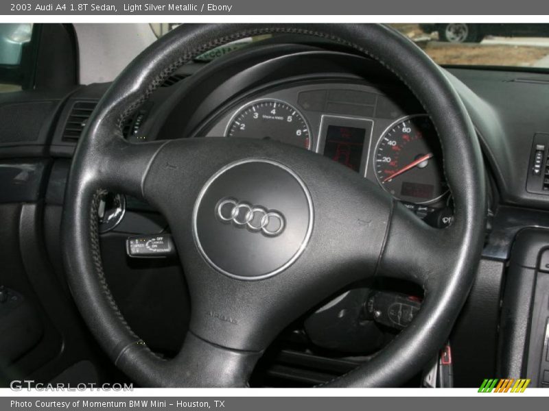 Light Silver Metallic / Ebony 2003 Audi A4 1.8T Sedan
