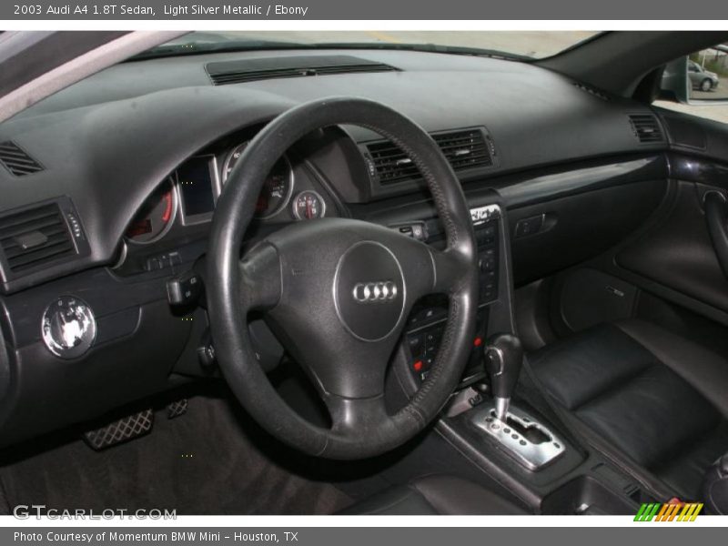 Light Silver Metallic / Ebony 2003 Audi A4 1.8T Sedan