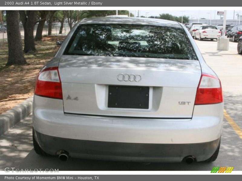 Light Silver Metallic / Ebony 2003 Audi A4 1.8T Sedan