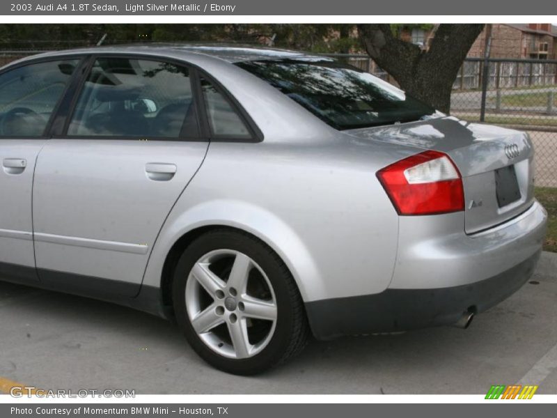 Light Silver Metallic / Ebony 2003 Audi A4 1.8T Sedan