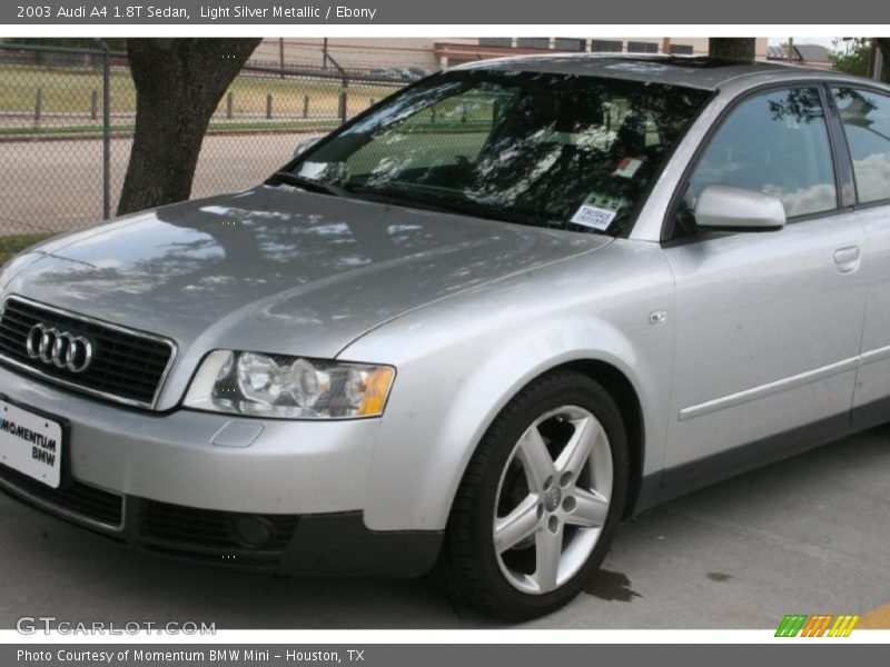 Light Silver Metallic / Ebony 2003 Audi A4 1.8T Sedan