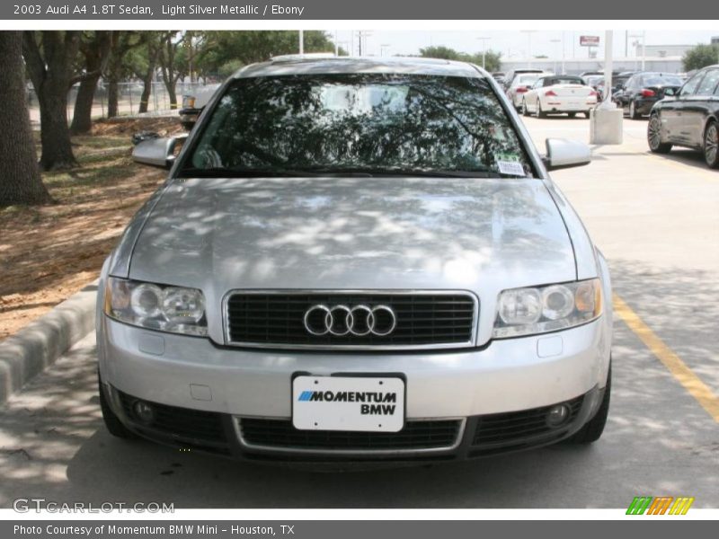 Light Silver Metallic / Ebony 2003 Audi A4 1.8T Sedan