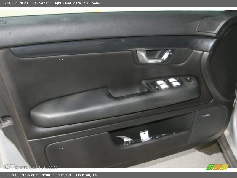 Light Silver Metallic / Ebony 2003 Audi A4 1.8T Sedan
