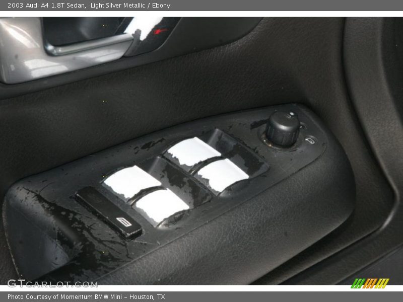 Light Silver Metallic / Ebony 2003 Audi A4 1.8T Sedan