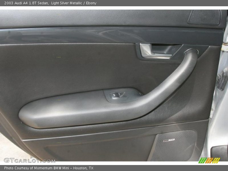 Light Silver Metallic / Ebony 2003 Audi A4 1.8T Sedan