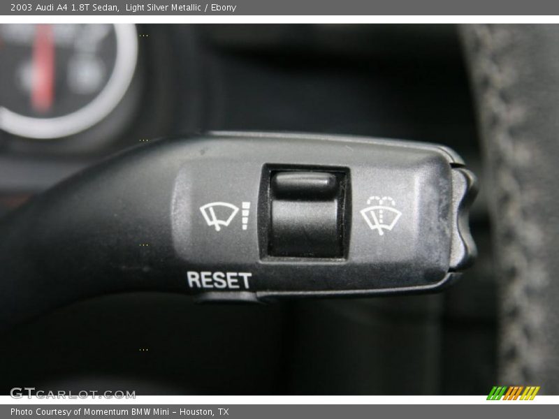 Light Silver Metallic / Ebony 2003 Audi A4 1.8T Sedan