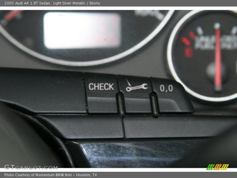 Light Silver Metallic / Ebony 2003 Audi A4 1.8T Sedan