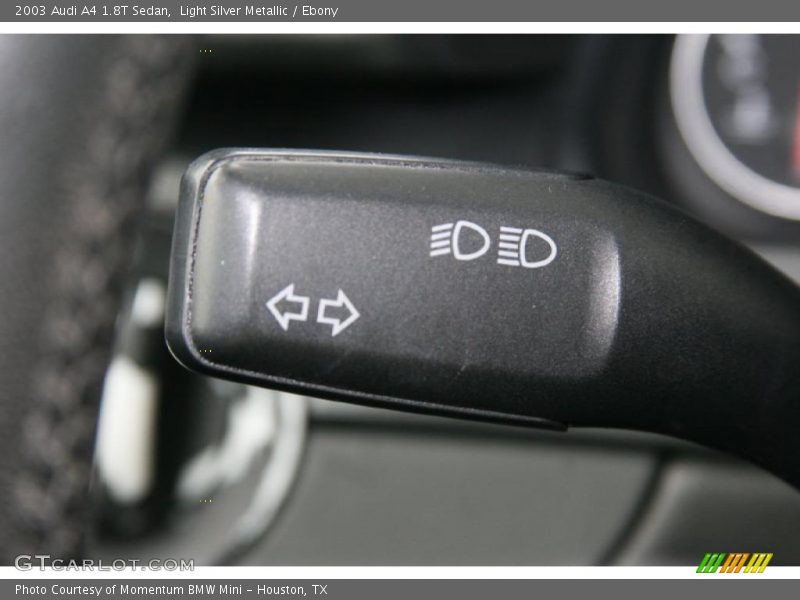 Light Silver Metallic / Ebony 2003 Audi A4 1.8T Sedan