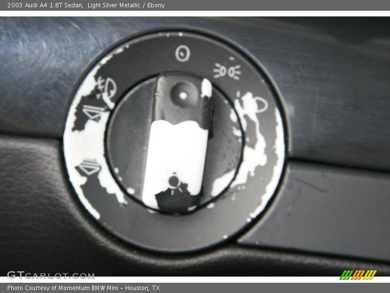 Light Silver Metallic / Ebony 2003 Audi A4 1.8T Sedan