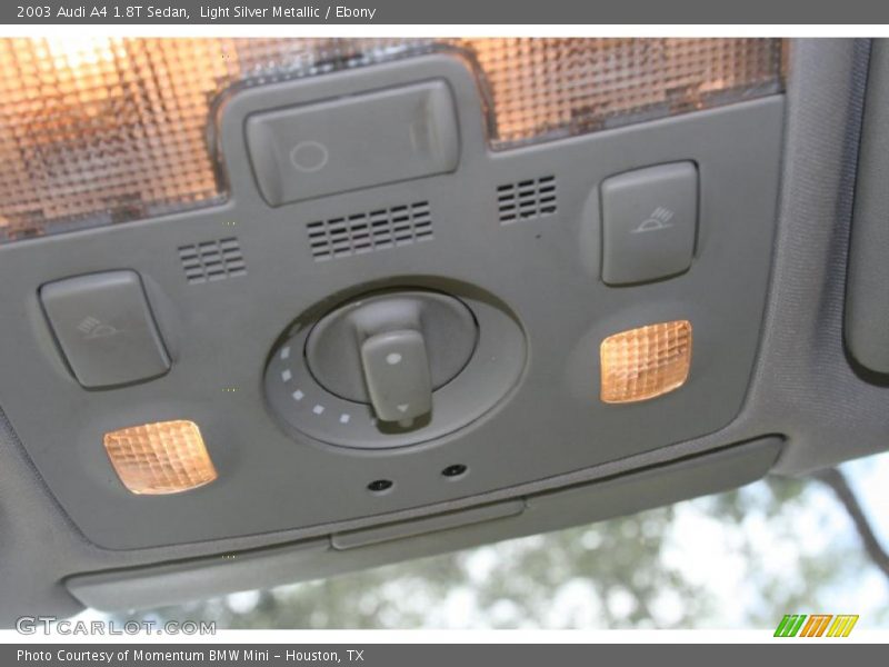 Light Silver Metallic / Ebony 2003 Audi A4 1.8T Sedan