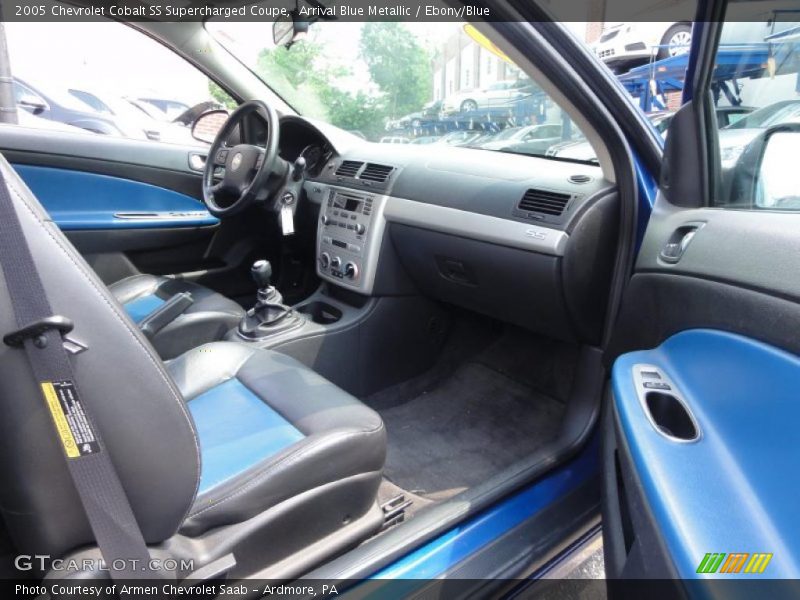 Arrival Blue Metallic / Ebony/Blue 2005 Chevrolet Cobalt SS Supercharged Coupe