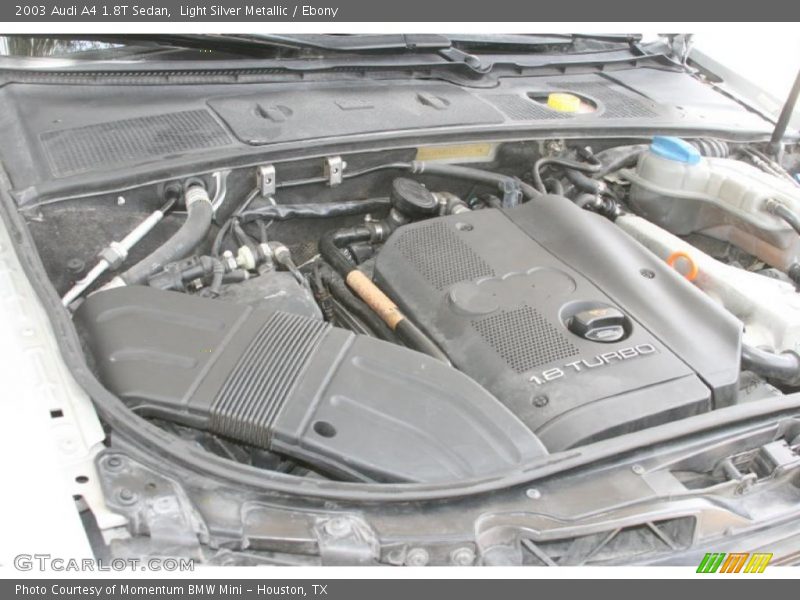 Light Silver Metallic / Ebony 2003 Audi A4 1.8T Sedan