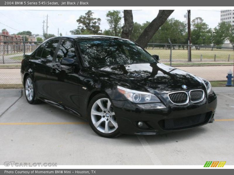 Jet Black / Black 2004 BMW 5 Series 545i Sedan