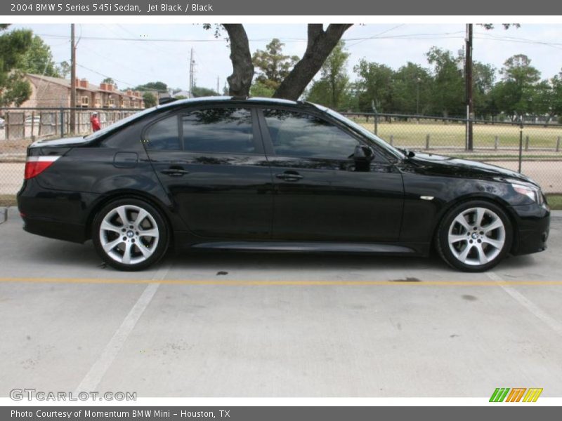 Jet Black / Black 2004 BMW 5 Series 545i Sedan