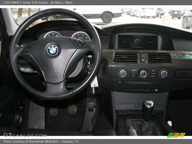 Jet Black / Black 2004 BMW 5 Series 545i Sedan