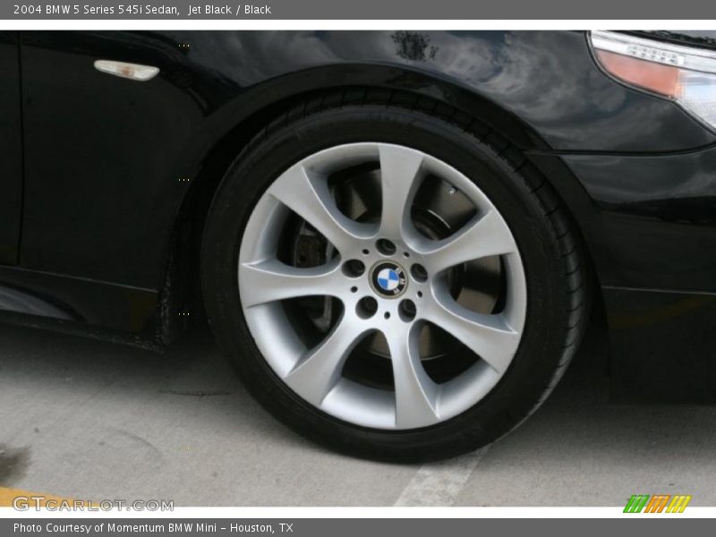 Jet Black / Black 2004 BMW 5 Series 545i Sedan