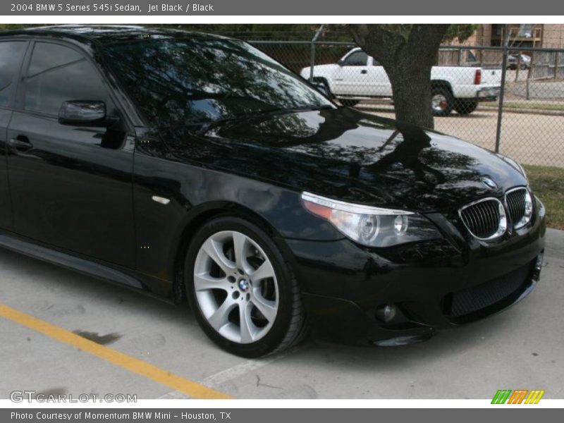 Jet Black / Black 2004 BMW 5 Series 545i Sedan